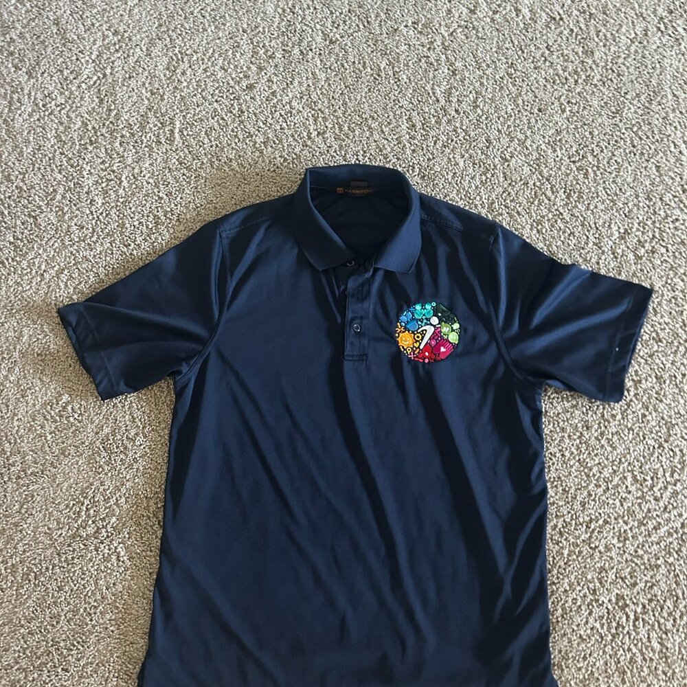 Embroidered Mens Medium Polo